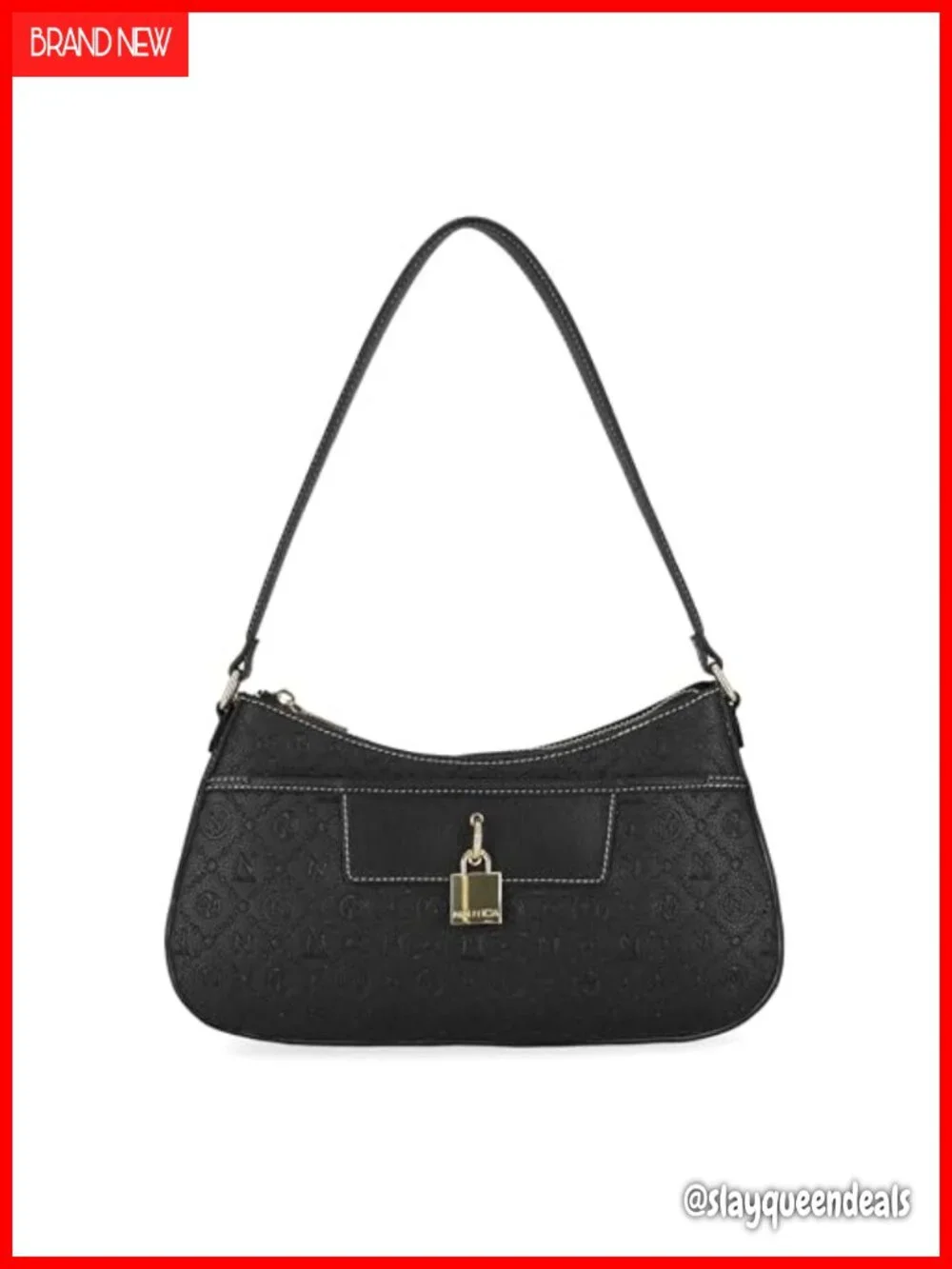 Vegan Leather Hobo Bag for Women, Large Shoulder Handbag with Zipper Closure